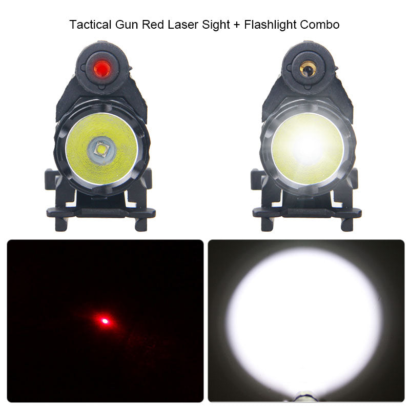 Tactical XPG-R5 LED Weapon Gun Light Red Dot Laser Sight Pistol Light Combo Hunting Flashlight for 20mm Rail Pistol Gun
