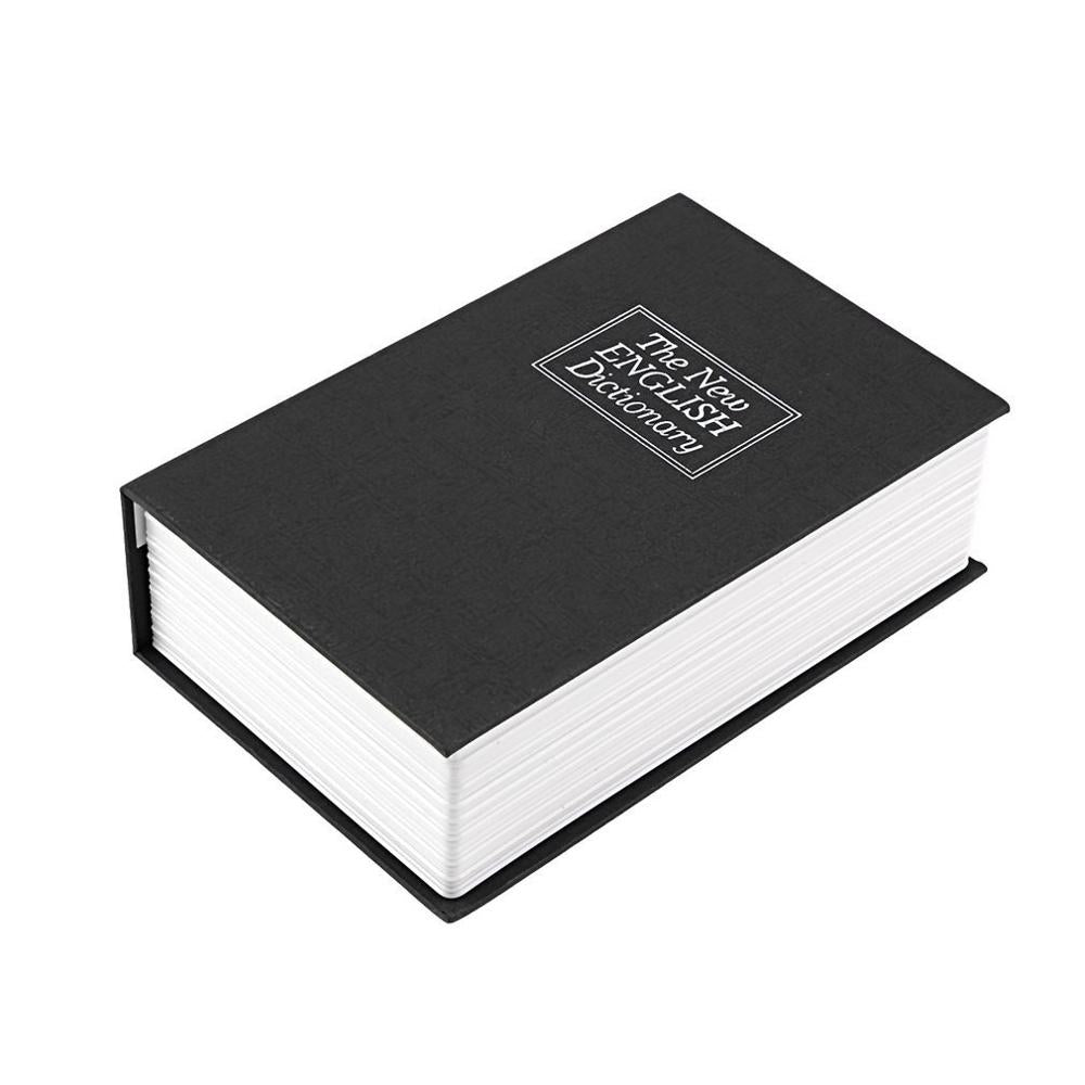 Security Book Safe Box Case Simulation Lock Cash Money Jewelry Cabinet Secret Storage Decoration Holder Classic Book