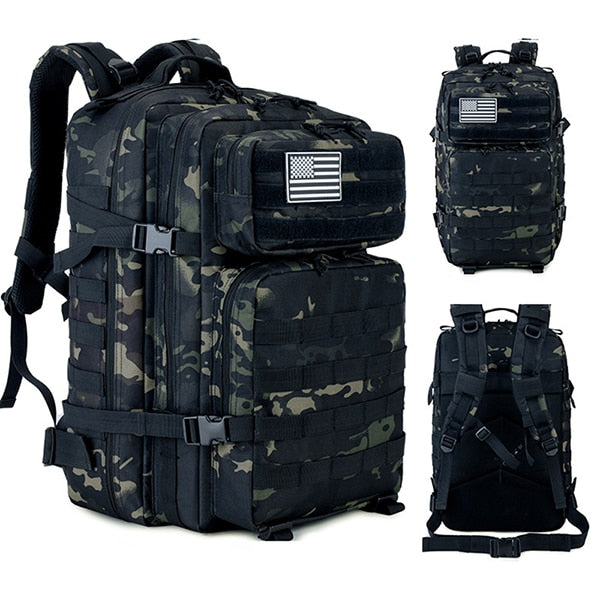 50L Man/Women Hiking Trekking Bag Military Tactical