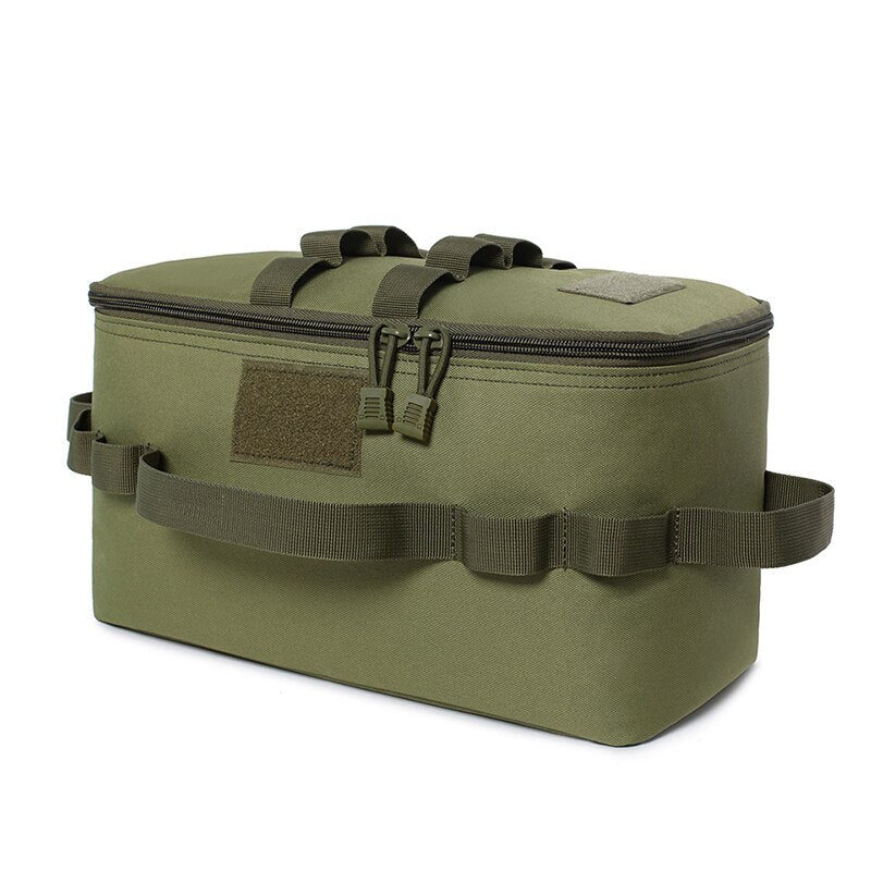 Outdoor Camping Gas Tank Storage Bag Large Capacity Ground Nail Tool Bag Gas Canister Picnic Cookware Utensils Kit Bag