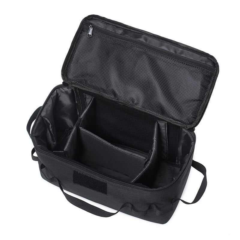 Outdoor Camping Gas Tank Storage Bag Large Capacity Ground Nail Tool Bag Gas Canister Picnic Cookware Utensils Kit Bag