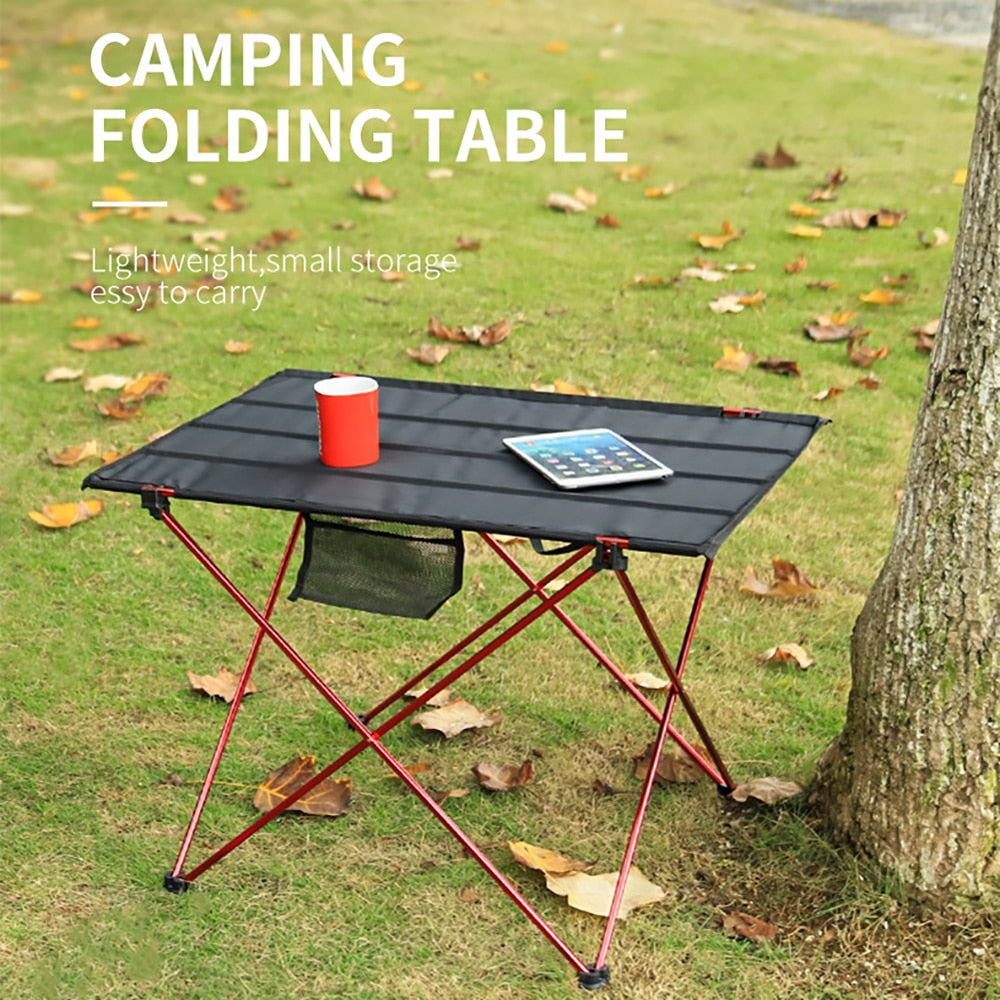 Portable Foldable Camping Outdoor Furniture  Picnic  Aluminum Alloy Ultra Light  table