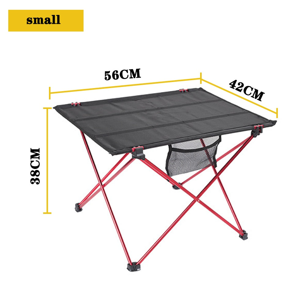 Portable Foldable Camping Outdoor Furniture  Picnic  Aluminum Alloy Ultra Light  table