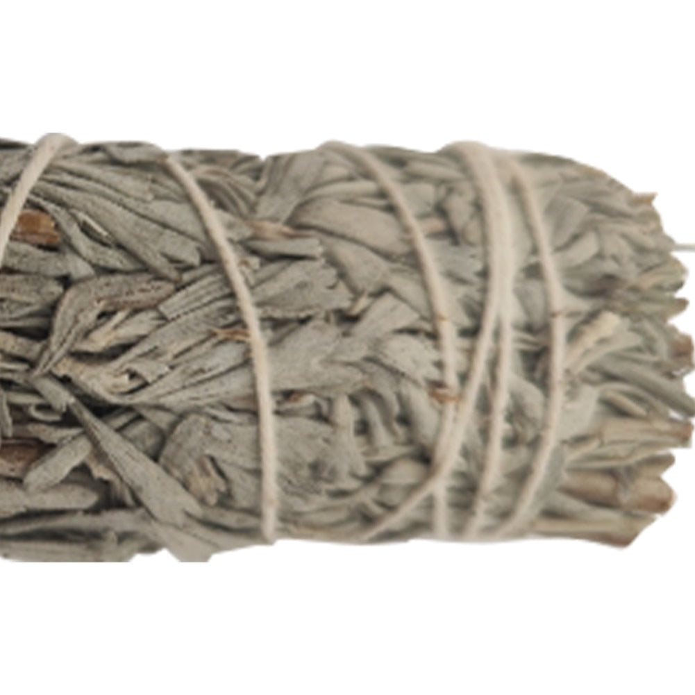 10cm Natural White Sage Grass Bundle Smudge Stick California Meditation Cleansing Pure Leaf Smoky Purification Grass Incense