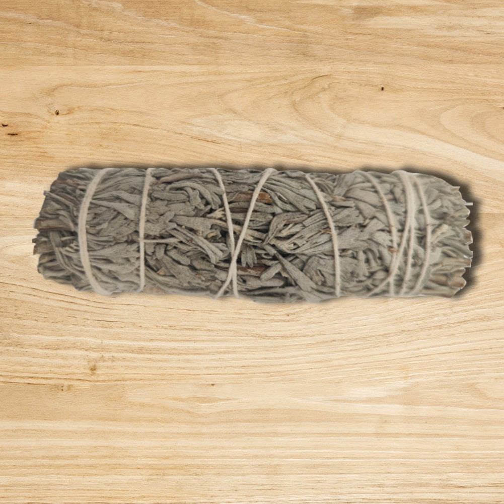 10cm Natural White Sage Grass Bundle Smudge Stick California Meditation Cleansing Pure Leaf Smoky Purification Grass Incense